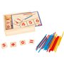 Small Foot 11740 Jeu éducatif mathématiquesécole Primaire en Bois