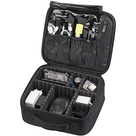Valisette de rangement et organiseur pour accessoires photo et PC [XCase]