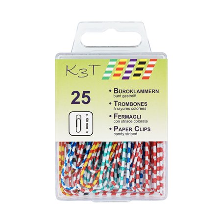 TSI 48029 Lot de 25 trombones 50 mm