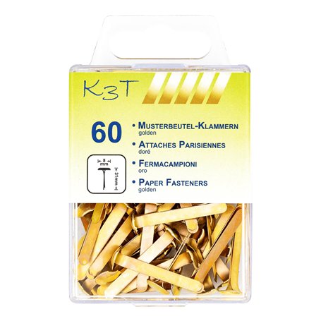 K3T Lot de 60 agrafes pour sac à motifs