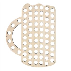 SAFE Chope à bière pour 70 Bouchon de bière | Collecteurs de Bouchon Couronne | idee Cadeau Humoristique Homme | 39