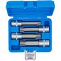BGS 5103 | Jeu de douilles à embouts | 12,5 mm (1/2") | Profil T (pour Torx) avec perçage | 4 pièces