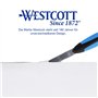 Westcott E-29697 00 Coupe-papier avec manche Softgrip lame en Acier Inoxydable