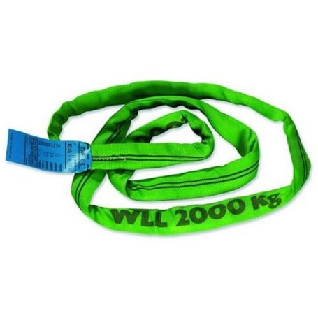 Braun 20011RS Câble de traction Gaine polyester Vert Puissance 2000 kg / 1 m (Import Allemagne)