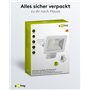 goobay 53882 Projecteur détecteur de Mouvement – Spot LED 30 W – Blanc Neutre 4000 K – 2560 LM – Angle d'éclairage 100 ° – Indic