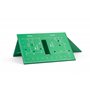 ENT 99003 - Gabarit à onglet - Multitool - Gabarit de perçage 3D - Gabarit de marquage - avec angle de 45°/90° Aluminium vert an
