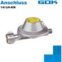 GOK Régulateur de gaz pour Caravane 30 mbar 1,2 kg/h