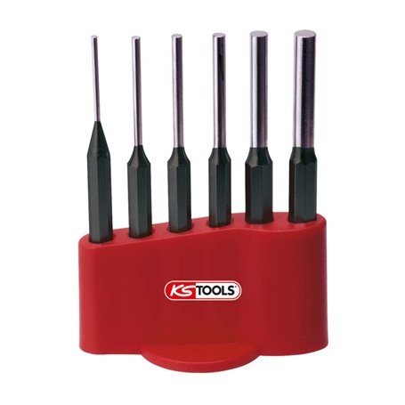 KS Tools ‎156.0200 - Jeu de Chasse Goupille Octogonale - Kit avec 6 Chasse Clou - Outil Mecanique Auto - Fabriqué en Chrome Vana