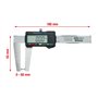 KS TOOLS 300.0540 Calibre à coulisse inox digital pour disque de frein Coffret plastique
