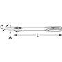 KS TOOLS 1/4" SlimPOWER telescopic-joint reversible ratchet, 72 teeth 914.1420 Couleur