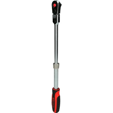 KS TOOLS 3/8" SlimPOWER Telescopic reversible ratchet