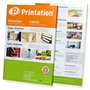 Printation Étiquettes Autocollantes 105 x 57 mm, 250 Étiquettes à Imprimer, 100 Feuilles de Papier Autocollant Imprimante A4, Bl