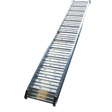 Berger & Schröter 20283 Berger + Schröter Rampe de chargement pliable en aluminium Argenté