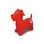 Jamara 460454 – Animal Sauteur Chien Rouge avec Pompe - Favorise Le Sens De L‘Équilibre, Oreilles d‘Animaux comme Support, résis