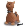 JAMARA Animal Sauteur Lama Rose avec Pompe – Jusqu'à 50 kg