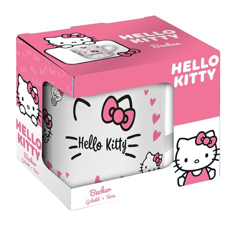 p:os Tasse pour enfant avec motif Hello Kitty dans un coffret cadeau