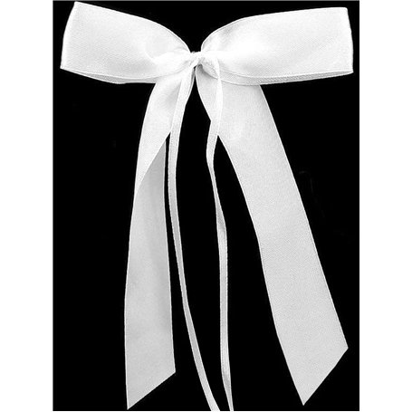 Praknu Nœud Voiture Mariage - Lot de 50 - Noeuds d'antenne Faits Main Ruban Satin - Décoration de Mariage - pour diverses fêtes