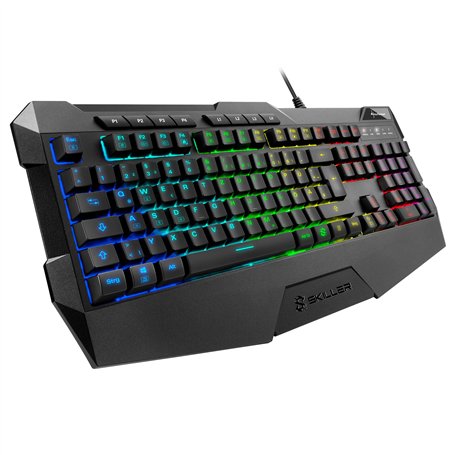 Sharkoon SKILLER SGK4 Clavier USB QWERTZ Allemand Noir