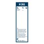 Bosch Balai d'Essuie–Glace Arrière Rear: H261, Longueur: 260mm – 1 Balai Arrière