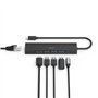 Hama Hub USB-C Multiports (Adaptateur 6 en 1: 3 USB-A, 1 USB-C Power Delivery PD, 1 HDMI, 1 Ethernet, Station d'Acceuil PC Porta