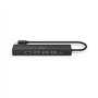 Hama Hub USB-C Multiports (Adaptateur 6 en 1: 3 USB-A, 1 USB-C Power Delivery PD, 1 HDMI, 1 Ethernet, Station d'Acceuil PC Porta