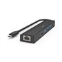 Hama Hub USB-C Multiports (Adaptateur 6 en 1: 3 USB-A, 1 USB-C Power Delivery PD, 1 HDMI, 1 Ethernet, Station d'Acceuil PC Porta
