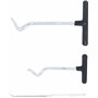 BGS 8405 | Jeu de crochets pour démontage de joints torique | 3 piéces
