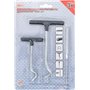 BGS 8405 | Jeu de crochets pour démontage de joints torique | 3 piéces