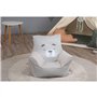 Knorrtoys 68280 Pouf pour Enfant Motif Ours Paul Gris Clair