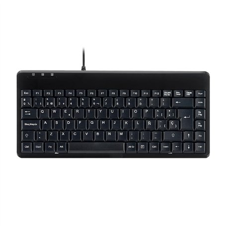 Perixx PERIBOARD-409P ES Câble Mini Teclado avec PS2 Noir 314 x 146 x 20 mm