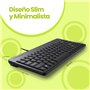Perixx PERIBOARD-409P ES Câble Mini Teclado avec PS2 Noir 314 x 146 x 20 mm
