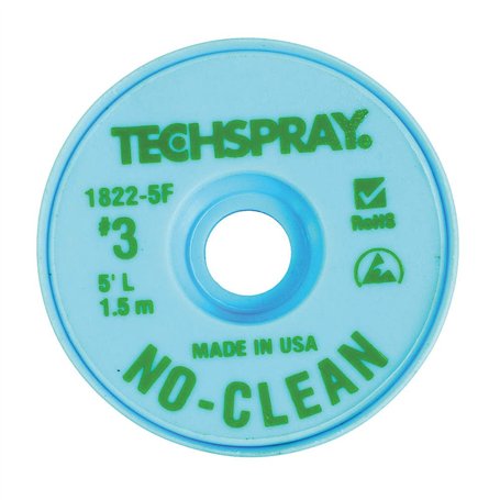 Techspray Tresse à dessouder No-Clean Vert 1