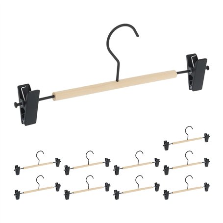 relaxdays Cintres Pinces en Lot de 10