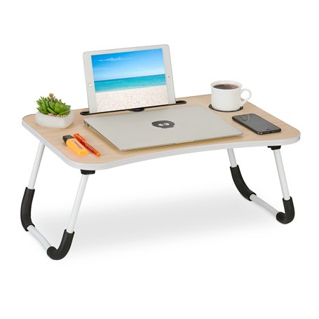 Relaxdays Table lit et canapé Ordinateur Portable