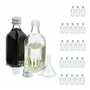 Relaxdays Mini Bouteilles en Verre