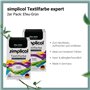 simplicol Teinture Expert : Votre Teinture Express en Machine ou en bassine - Paquet de 300g - Couleur Vert Lierre (Pack de 2)