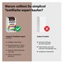 simplicol : Kit Complet Teinture Expert + fixateur : Votre Teinture Express (Paquet 300g + Flacon 90ml) - Marron