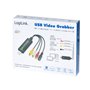 Logilink VG0030A - Enregistreur Audio/vidéo USB 2.0, 3 x RCA + miniDIN5 (S-Video) pour Windows 7/8/10/11, Mac OS 10.7 ou supérie