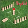Toyfel Kubb Jeu de Quilles Finlandaises en Bois FSC ® XL et Sac en Tissu Knuut – Robuste Jeu Viking en Bois de Pin Jeu à Lancer
