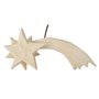MaMeMi Comète en Bois Faite à la Main illuminée pour crèches de Noël [Longueur Environ 13 cm] Accessoires pour crèche