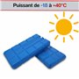 Toci Ensemble de 6 accumulateurs de froid minces de 200 ml chacun | 6 éléments de refroidissement bleus pour sac isotherme ou gl