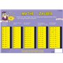 TimeTEX - Tableau magique « Mathematik » – Espace de chiffres jusqu'à 1000 | Tableau de calcul avec contrôle de soi pour apprend