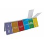 TimeTEX - Tableau à rabat | Apprentissage des fractions les plus importantes et leur représentation. 20 blocs de rabats de coule