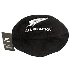 All Blacks Mascotte en peluche de rugby - Ballon convertible - Avec kiwi - 24 cm x 16 cm All Blacks Mascotte en peluche de rugby - Ballon convertible - Avec kiwi - 24 cm x 16 cm