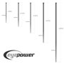 eyepower 500 Serre-Câbles | en 5 longueurs différentes 100mm 120mm 150mm 200mm 300mm | 100 Attache-Câbles pour chacune des longu