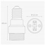 kwmobile 5x adaptateur de douille - Convertisseur douilles E14 vers G9 - Adaptateur de support de lampe culot baïonnette pour am