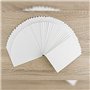 Ideen mit Herz Lot de 50 Cartes Pliantes Vierges - À Personnaliser pour Bricolage de Cartes de Vœux et d'Invitation - DIN B6 (11