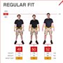 ACE Constructor Plus Short de Travail pour Hommes - Bermuda de Travail avec Poches Cargo & Ceinture Stretch pour l'été - Noir - 