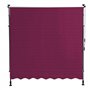 Quick Star Store de Balcon à Pince - 300 x 130 cm - Bordeaux - Protection Solaire - Toit de terrasse - Hauteur réglable de 200 à