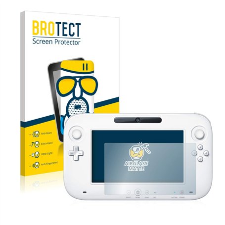 brotect Anti-Reflet Protection d'Écran Verre Mat pour Nintendo Wii U GamePad (Controller) - Film Protecteur Vitre 9H